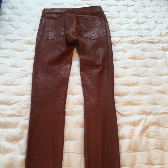 rag & bone Pants - Rag & bone leather pants